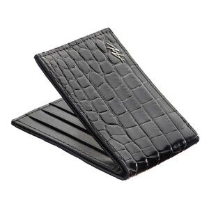 Elegant Alligator Leather Wallet – Giftable - Black Color